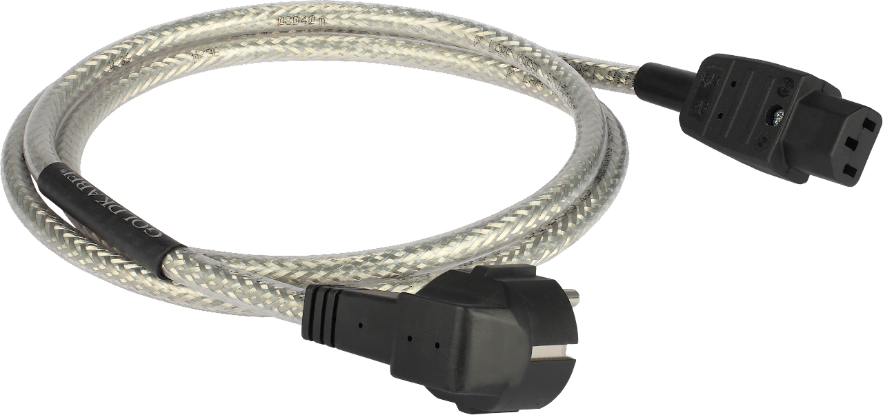 Goldkabel edition Powercord MKII Winkel Netzkabel