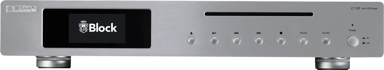 Audio Block C-120 silber