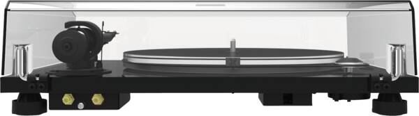 Plattenspieler von hinten