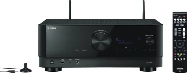 Receiver von vorne mit Zubehör